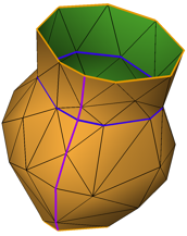 81 triangles | All boundaries and edges 81 triangles | All boundaries and edges